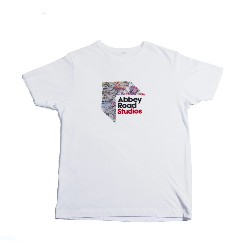 Abbey Road Studios Colored Graffiti Chevron Logo T-Shirt - Size S